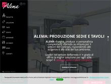 Tablet Screenshot of alemafurniture.com